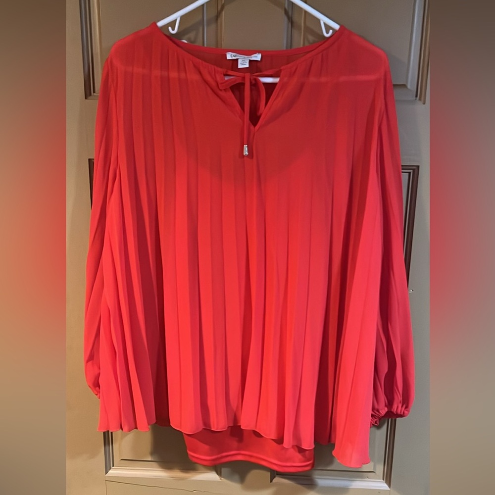 Women's Elegant Red/Orange Blouse